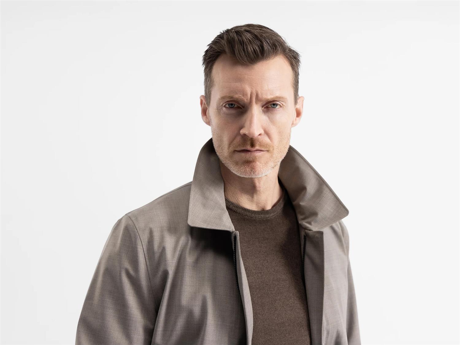 Sky Fall Coat Saville - Sand Wool