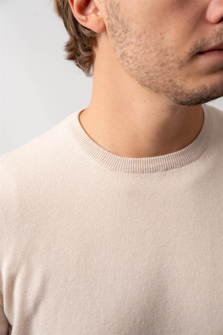 Crew Neck - Cream