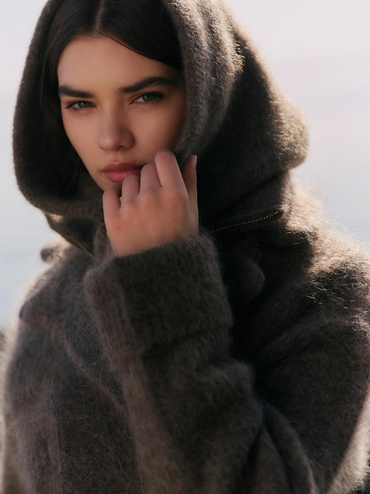 Kajsa Chunky Balaclava - Brown