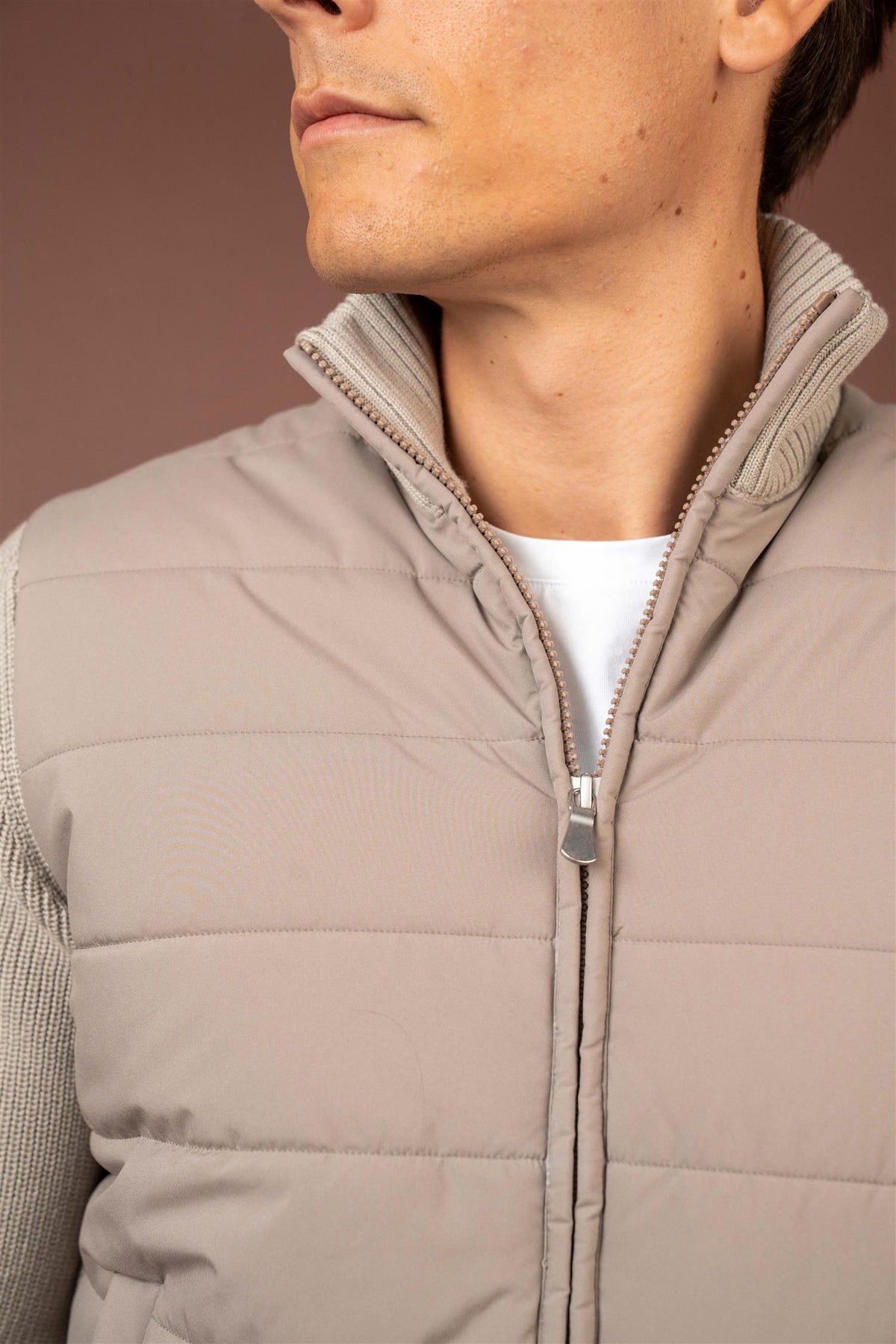 Jacket Zip - Taupe