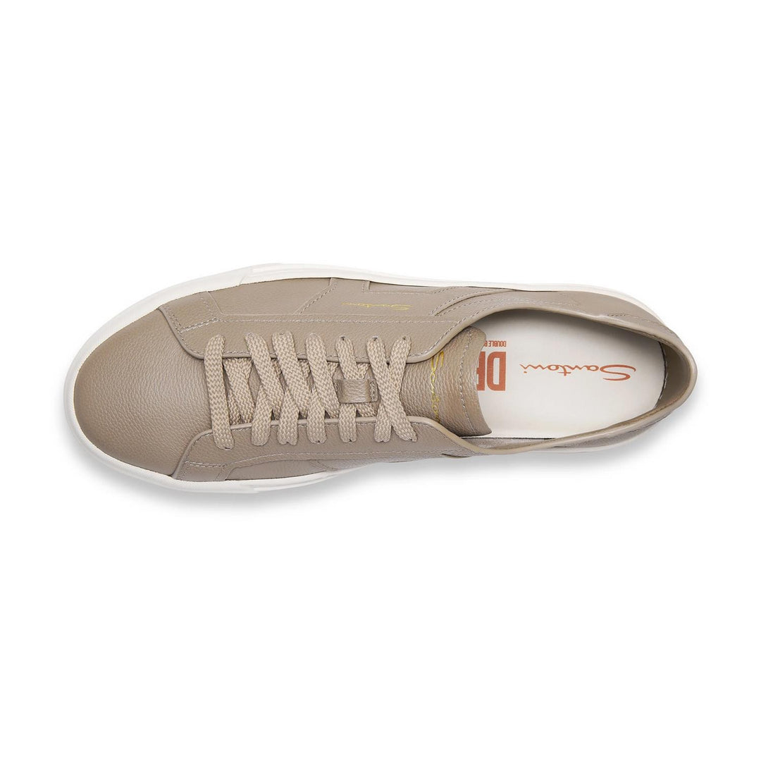 Double Buckle Sneaker - Beige