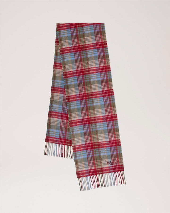 Mulberry Heritage Check Scarf 195x30