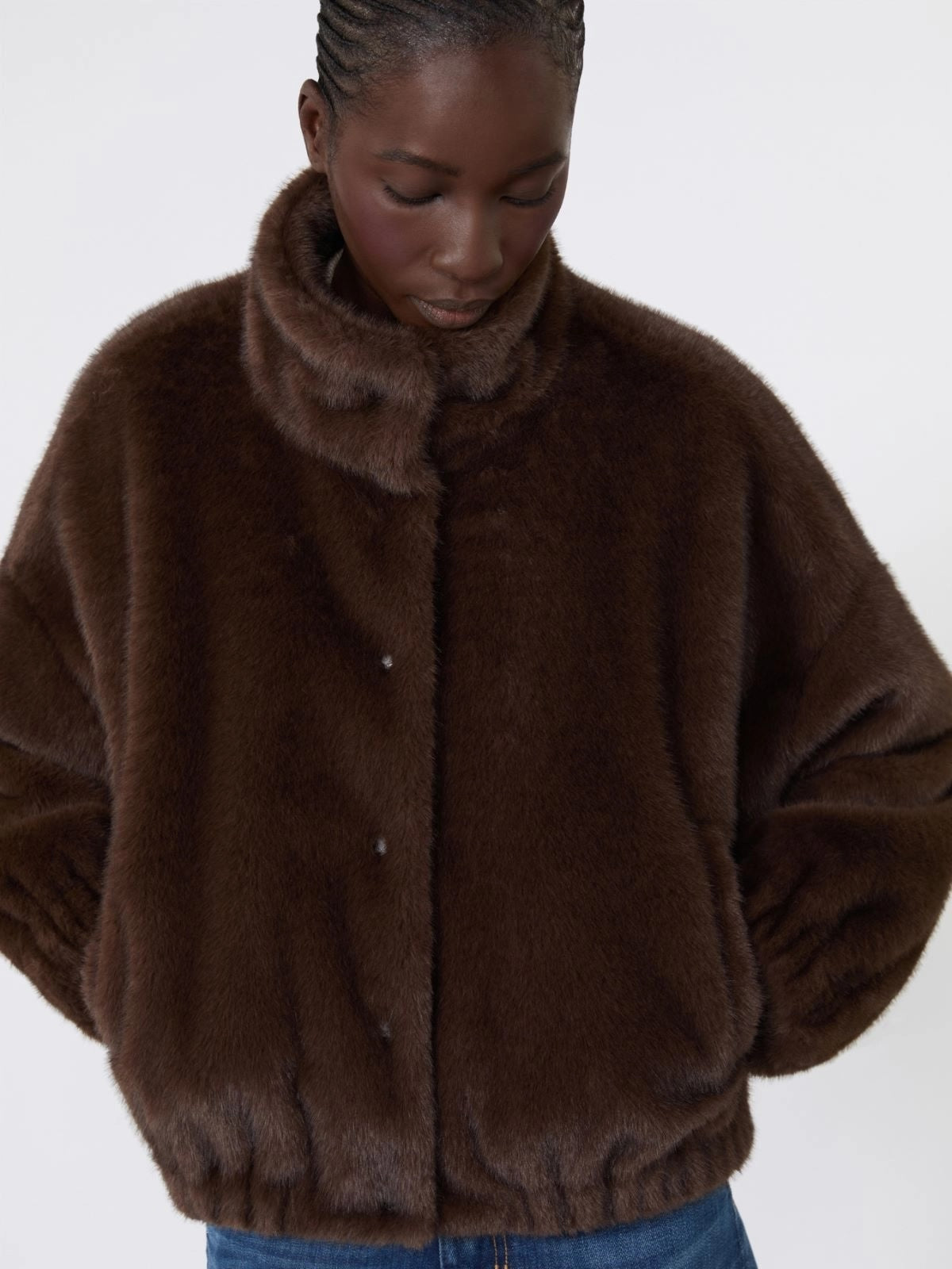 Danemone Short Coat Brown