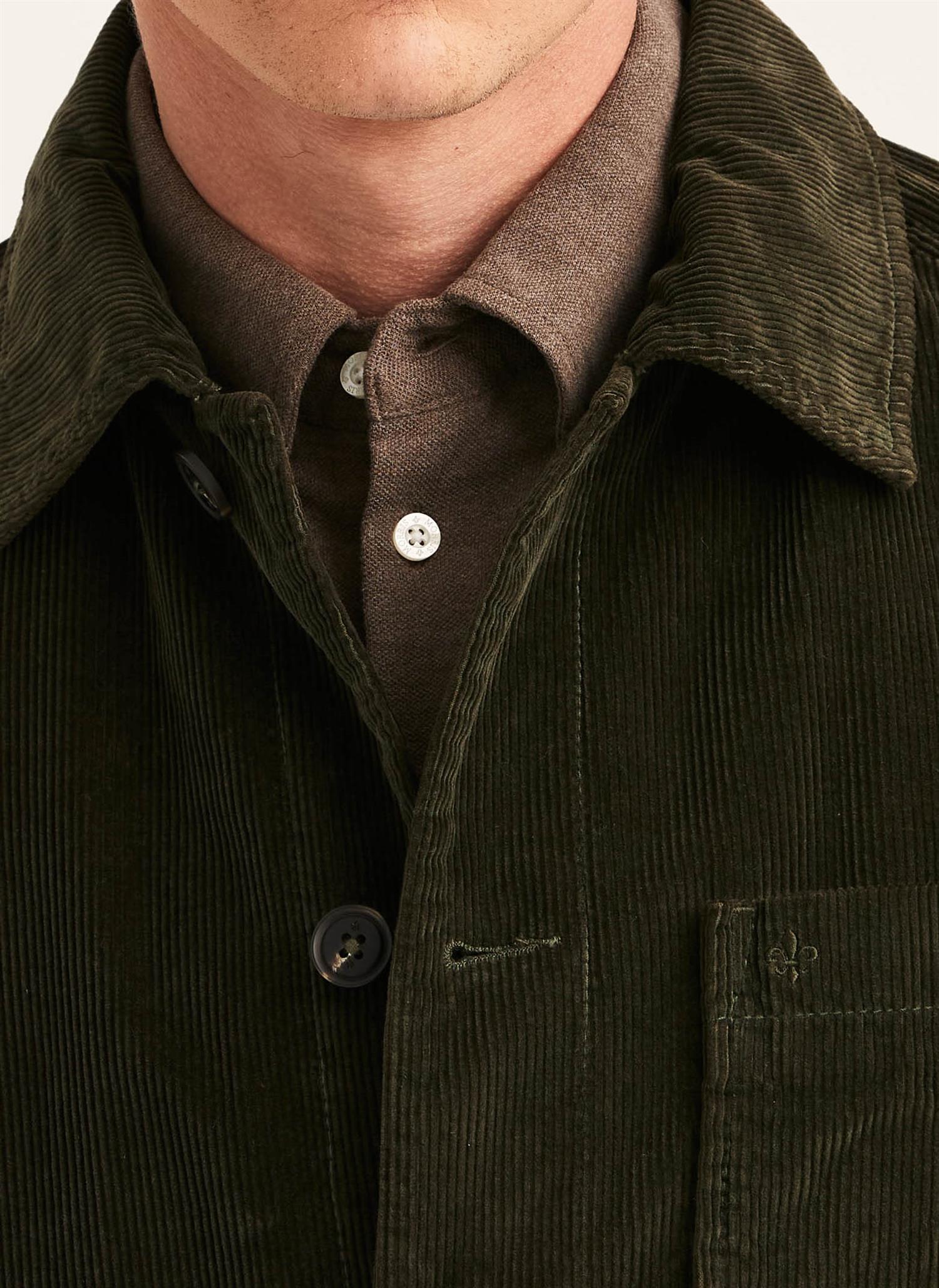 Fenix Cord Shirt Jacket - Olive