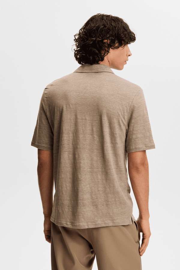 Roy Linen Polo - Brindle