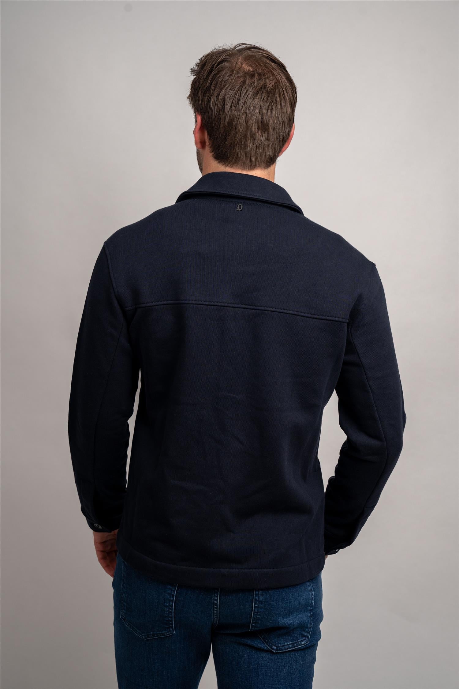 Shirt Jacket Buttons - Navy