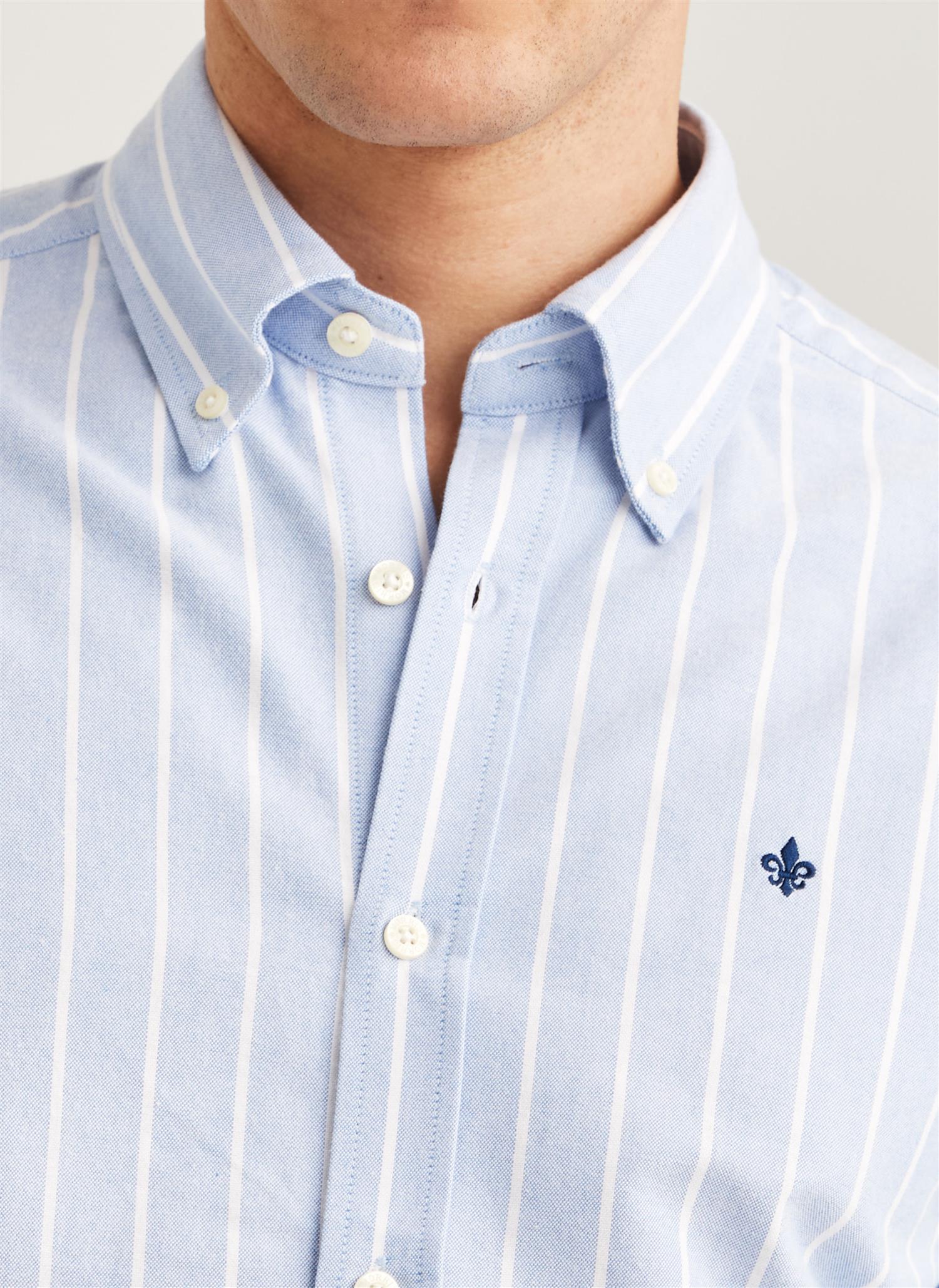 Douglas Oxford Stripe - Light Blue