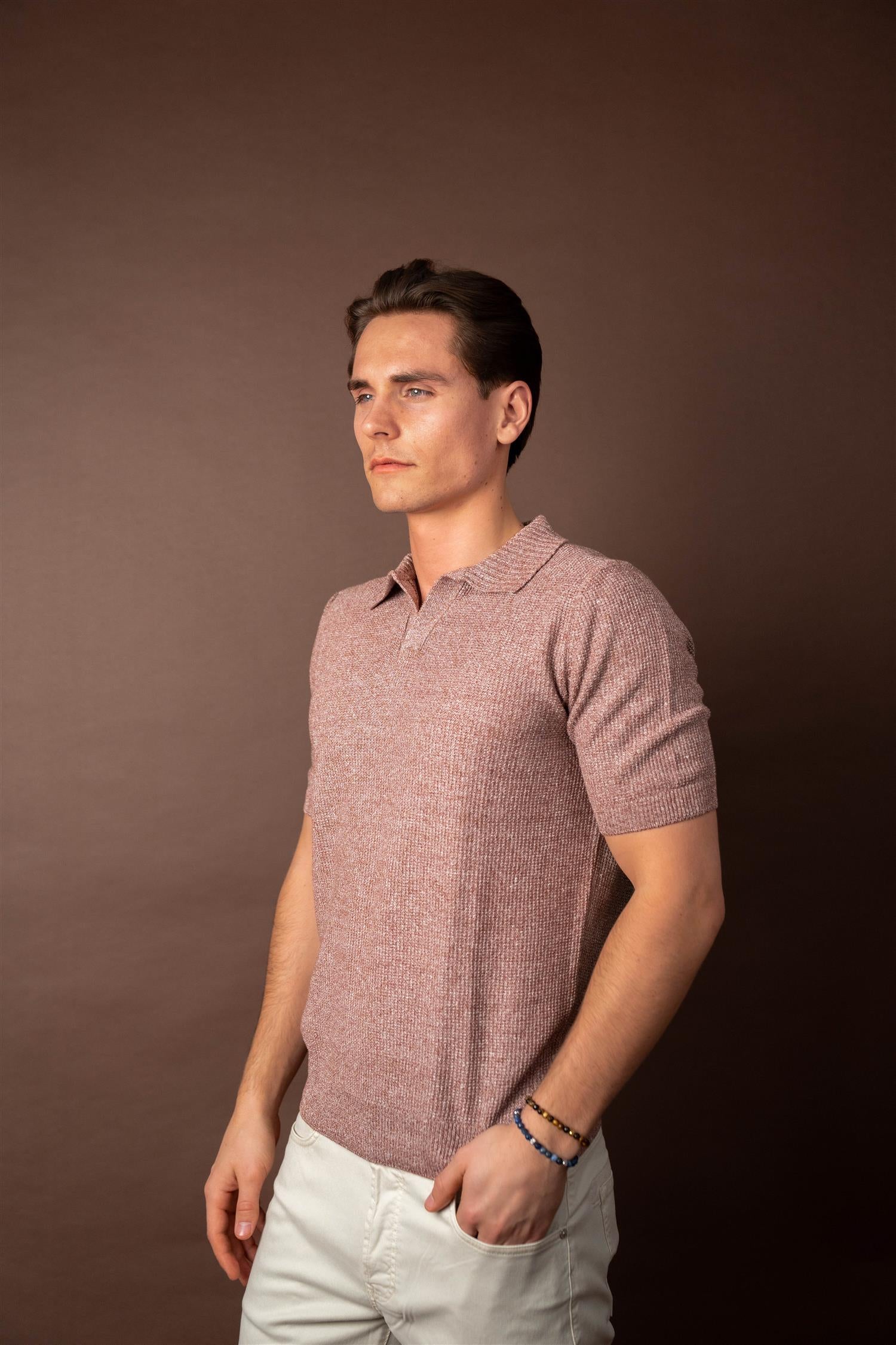 Tennis Polo - Rust