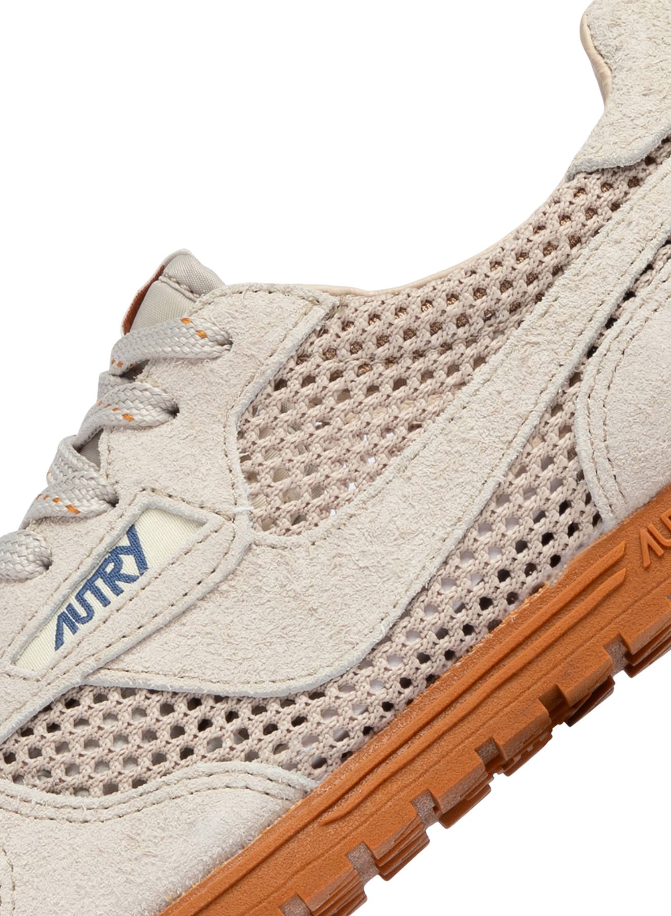 Windspind Low Woman Knit Suede Sand