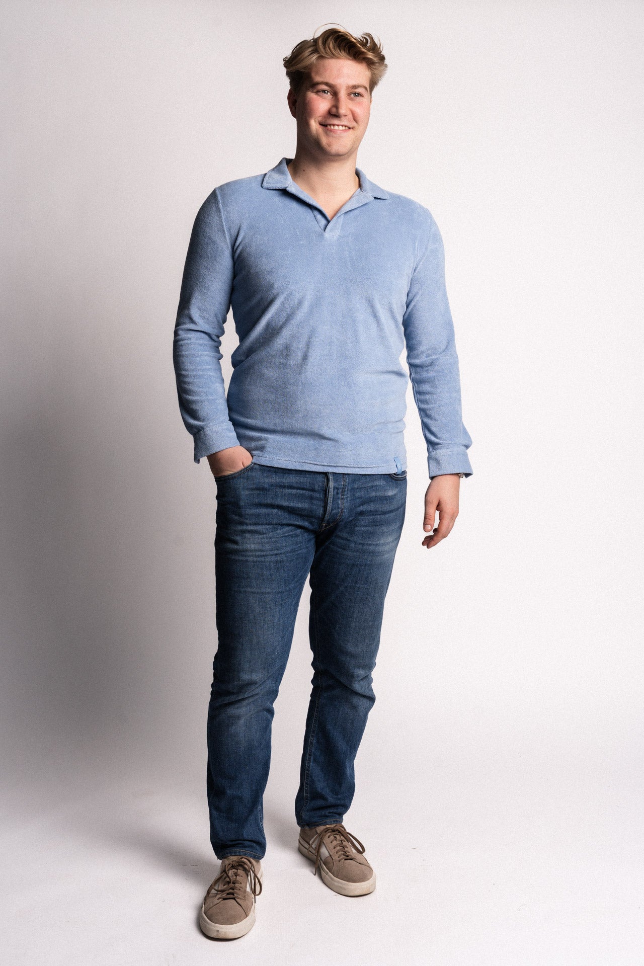 Michael Frotte LS - Indigo Blue