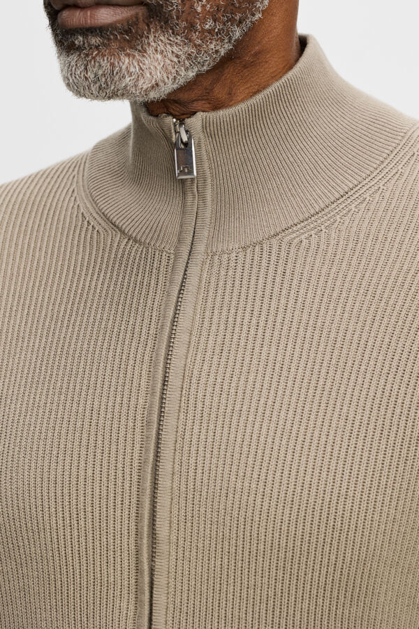 Alexis Full Zip Cardigan - Green