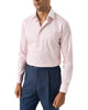 Striped White Collar Signature Twill Shirt - Pink