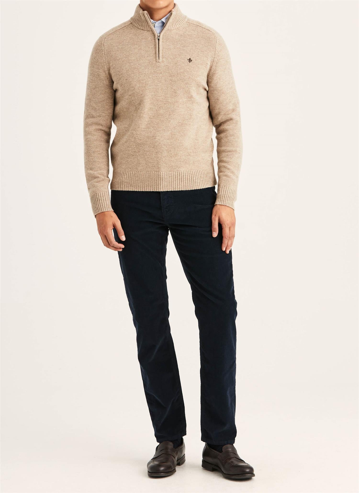 Hertford Half Zip - Khaki