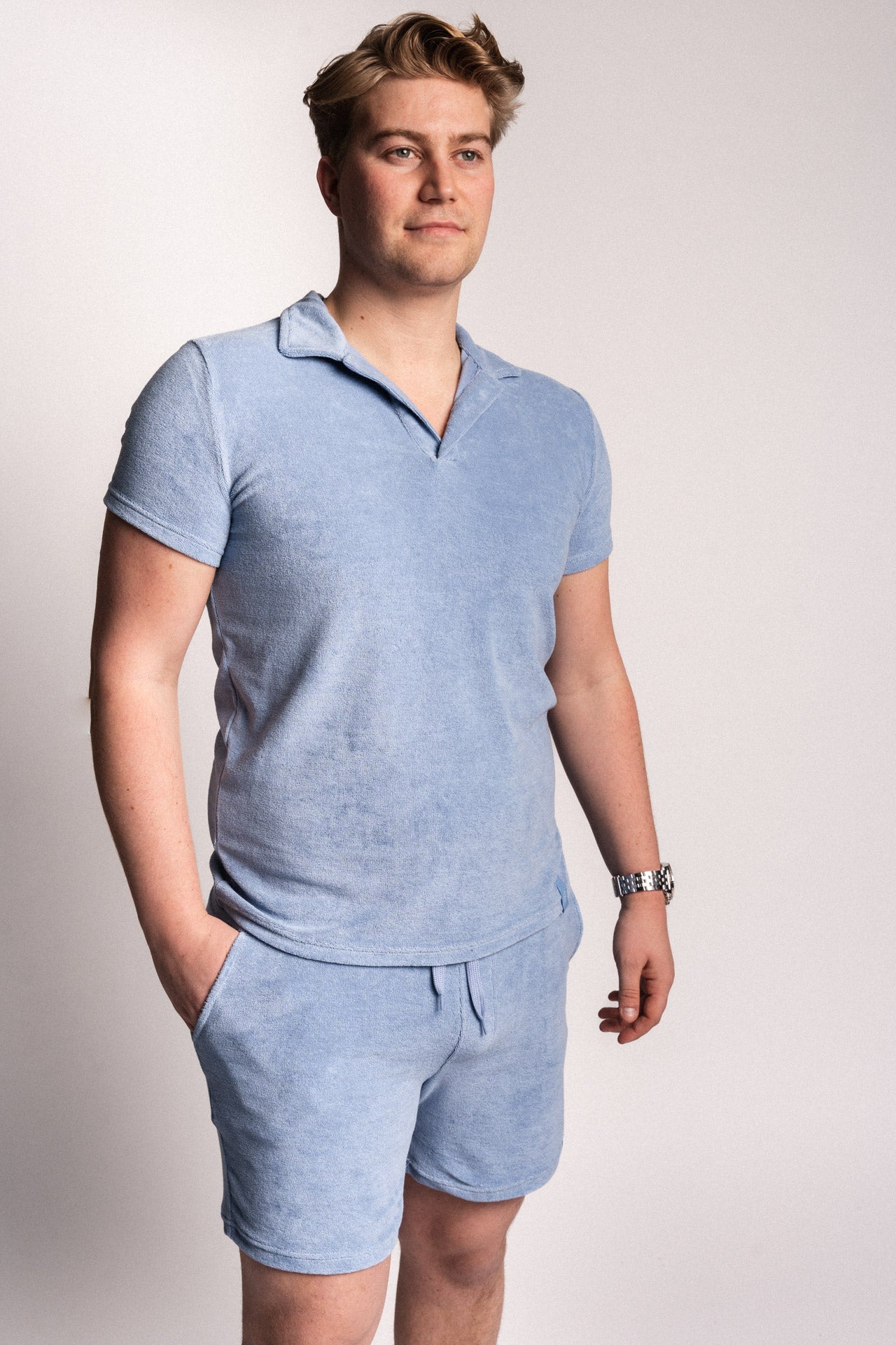 Mick Frotte Shorts - Indigo Blue