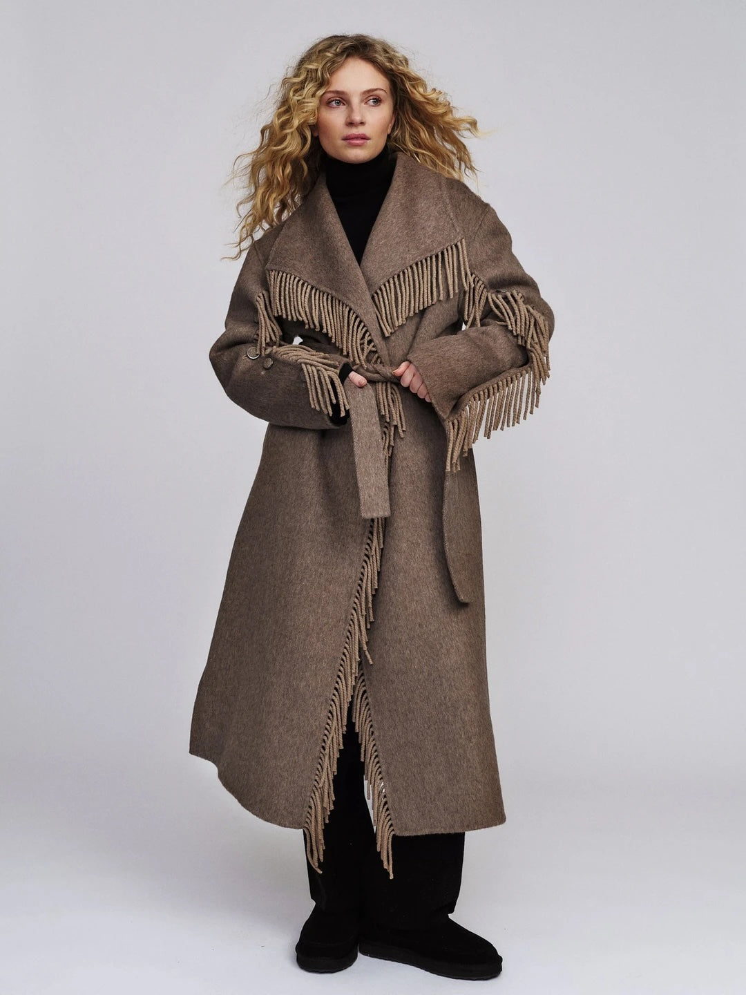 Heidi Coa t - Brown