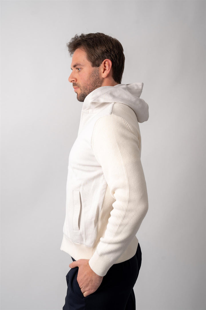 Giubbino Hoodie - Off White