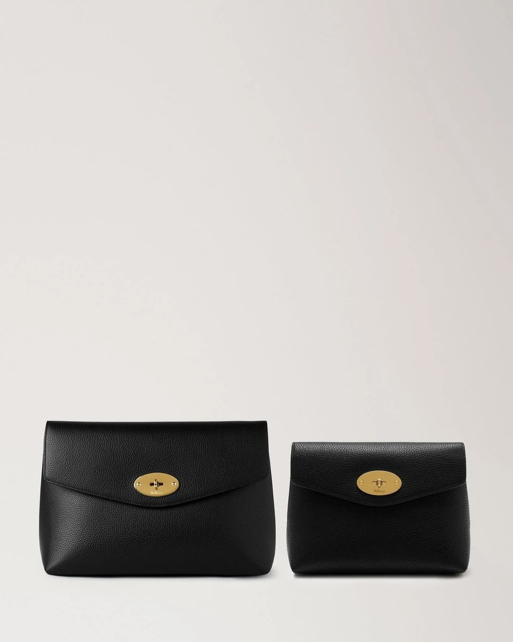 Darley Cosmetic Pouch Black Small Classic Grain