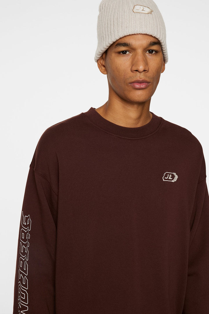 Kyzer Crew Neck - Brun