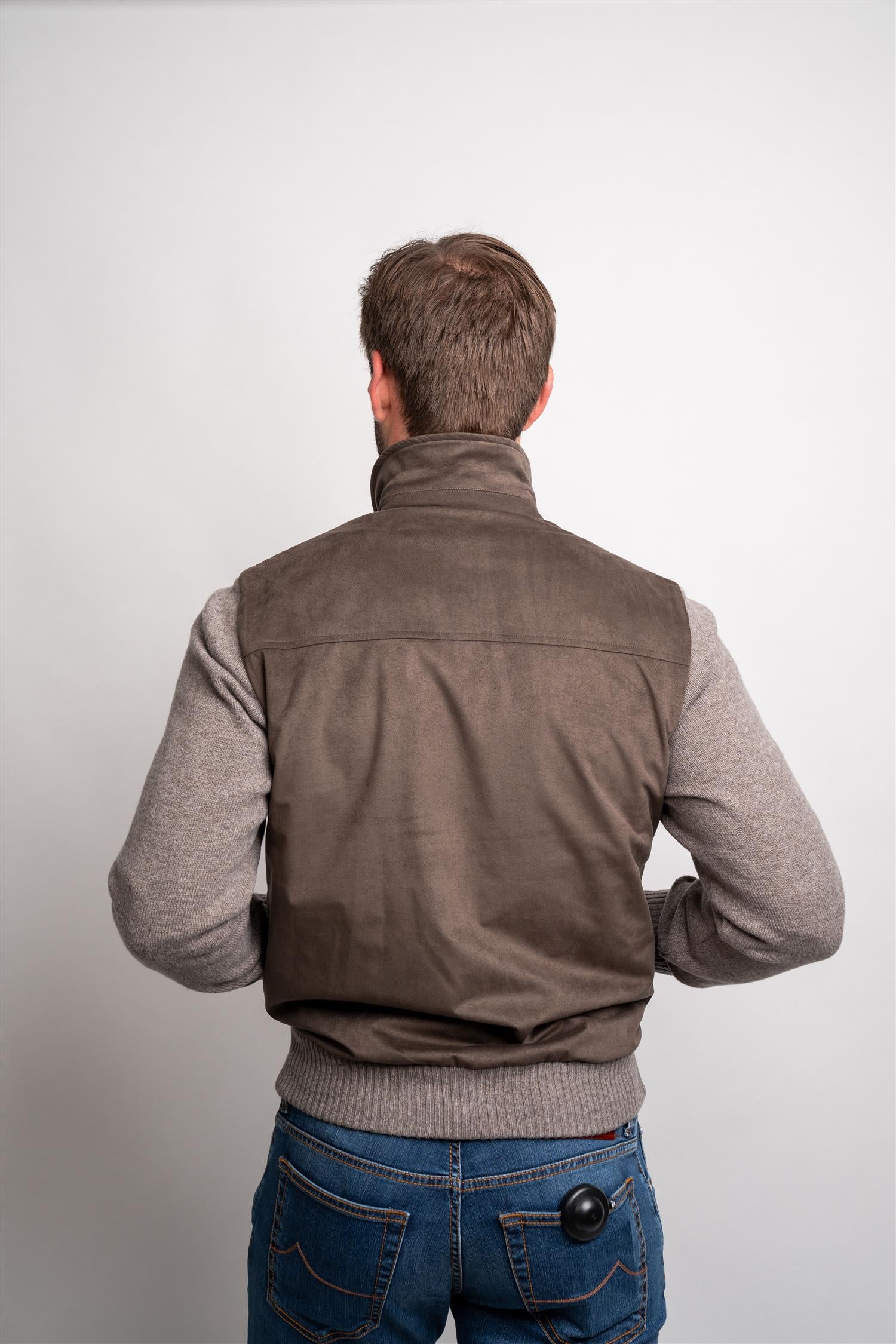 Jacket Zip - Olive/Grey