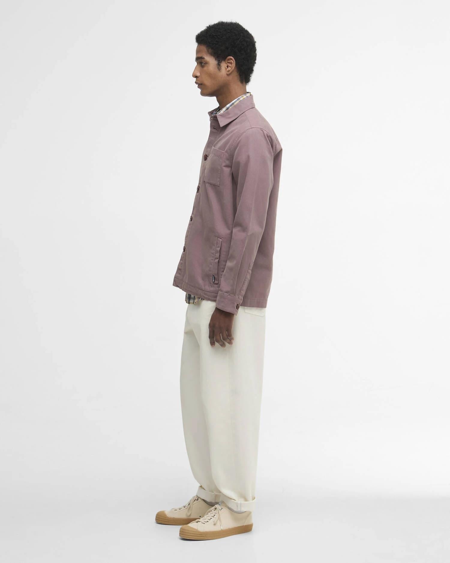 Washed Overshirt - Pepper Corn