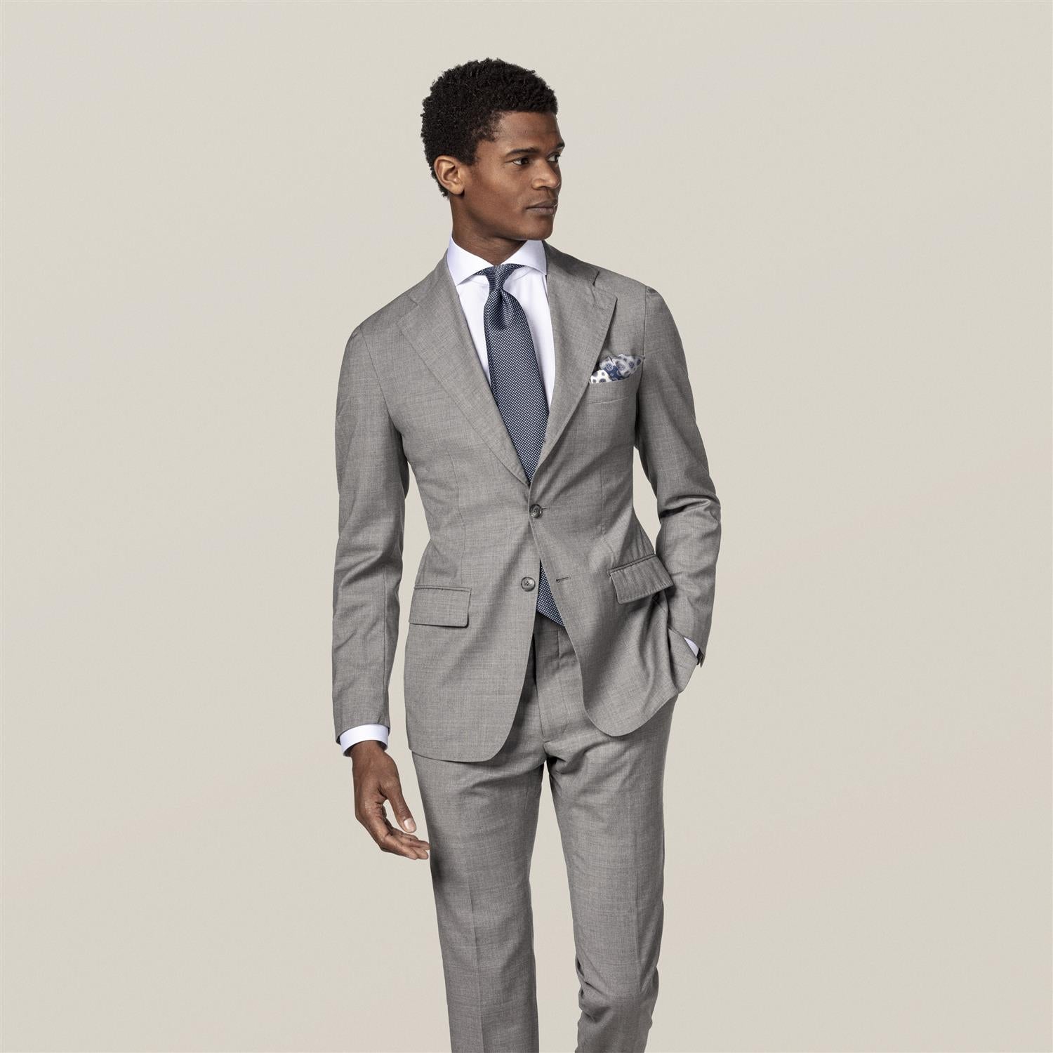 Super Slim White Signature Twill Shirt - Extreme Cut Away Single