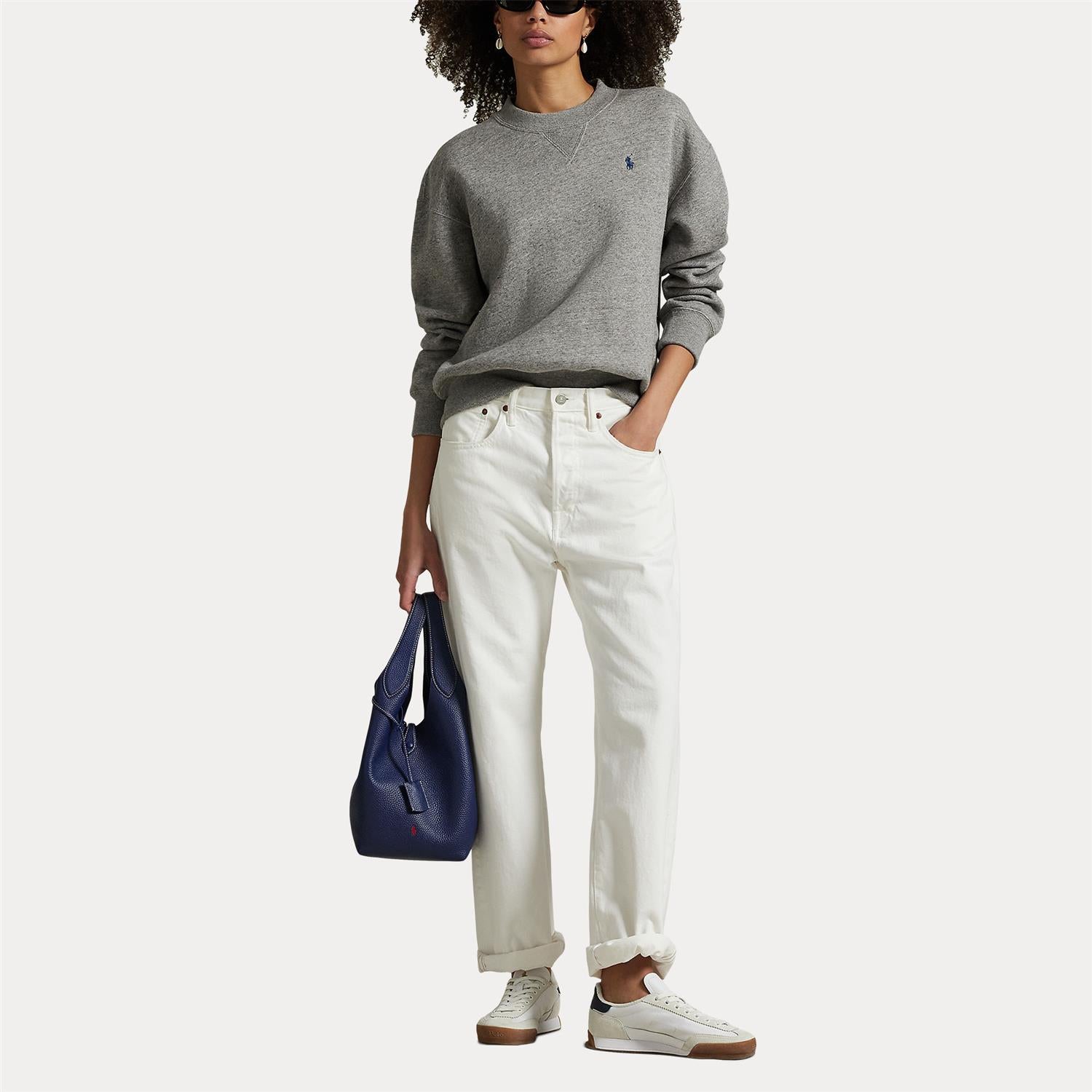 Fleece Crewneck Dark Vintage Heather