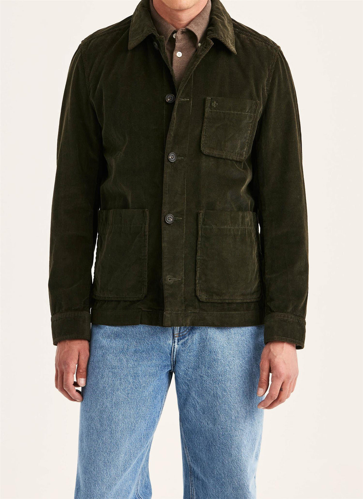 Fenix Cord Shirt Jacket - Olive