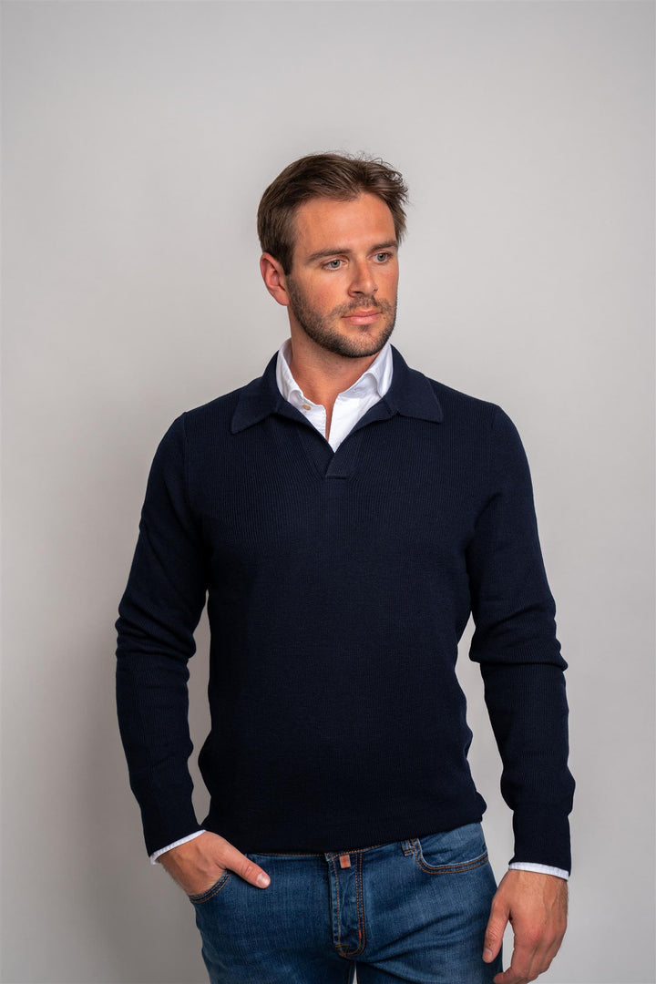 Tennis Polo - Navy