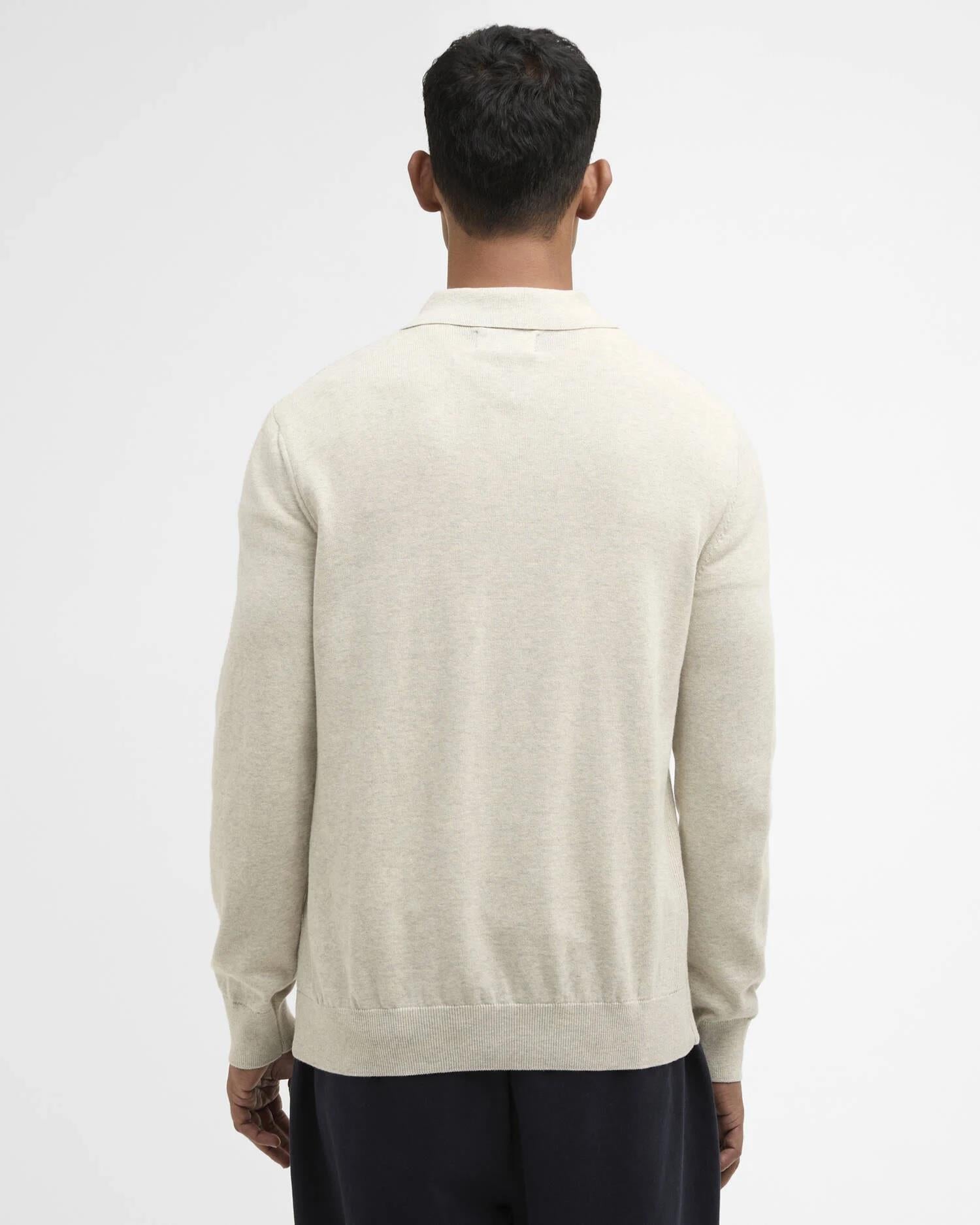 Knitted Polo Shirt - Beige
