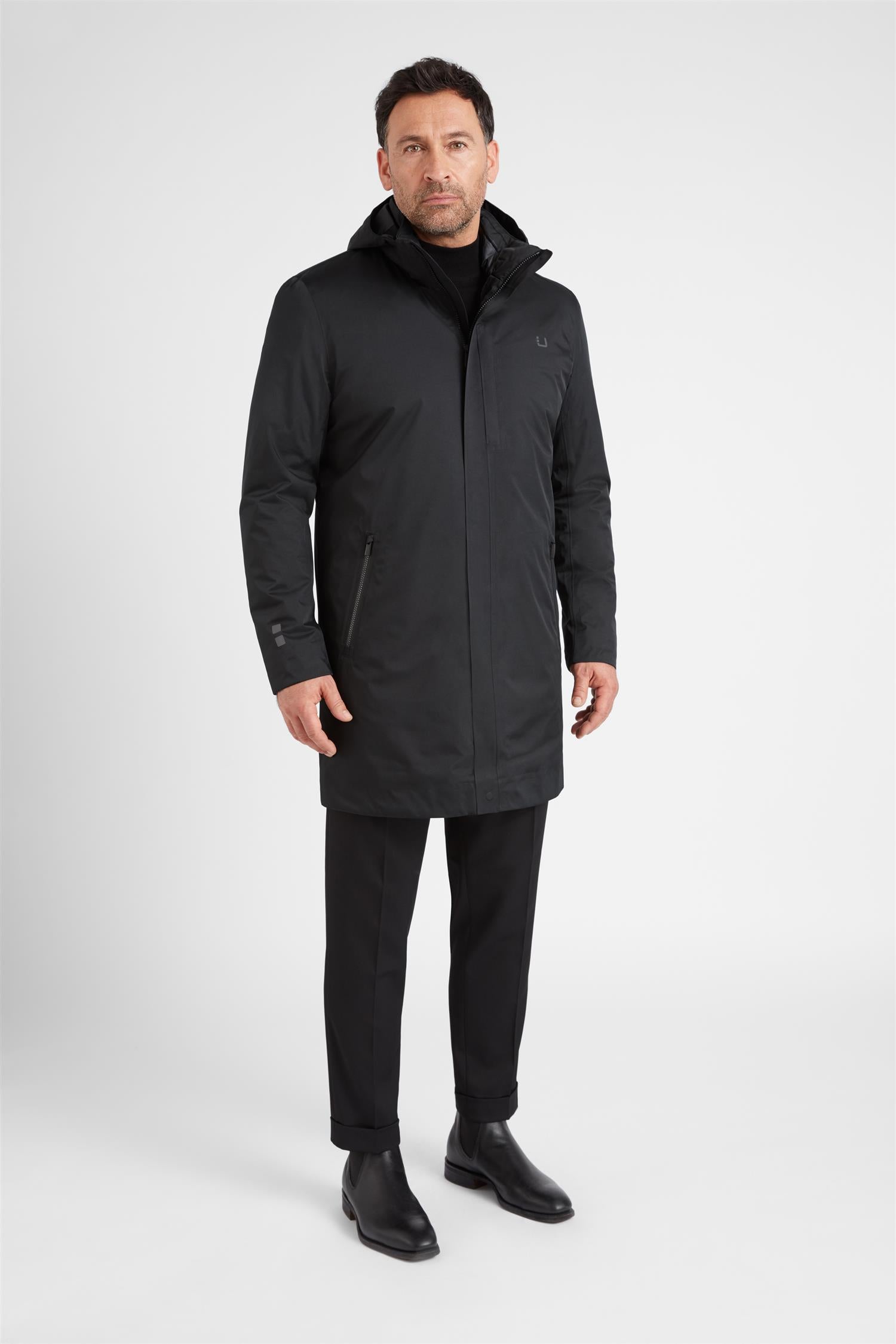 Black Storm Coat  - Black
