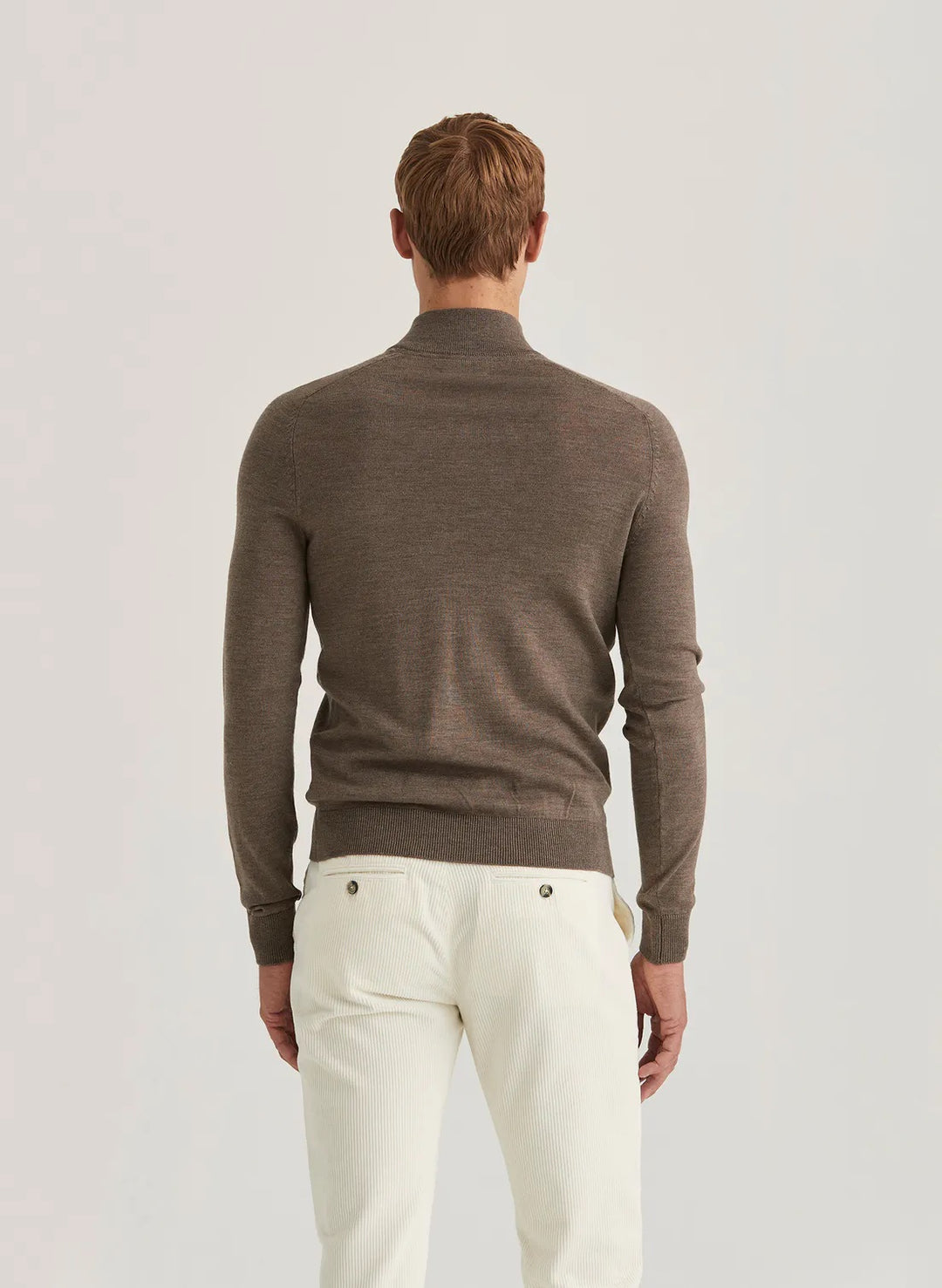 Merino John Zip 84 Brown