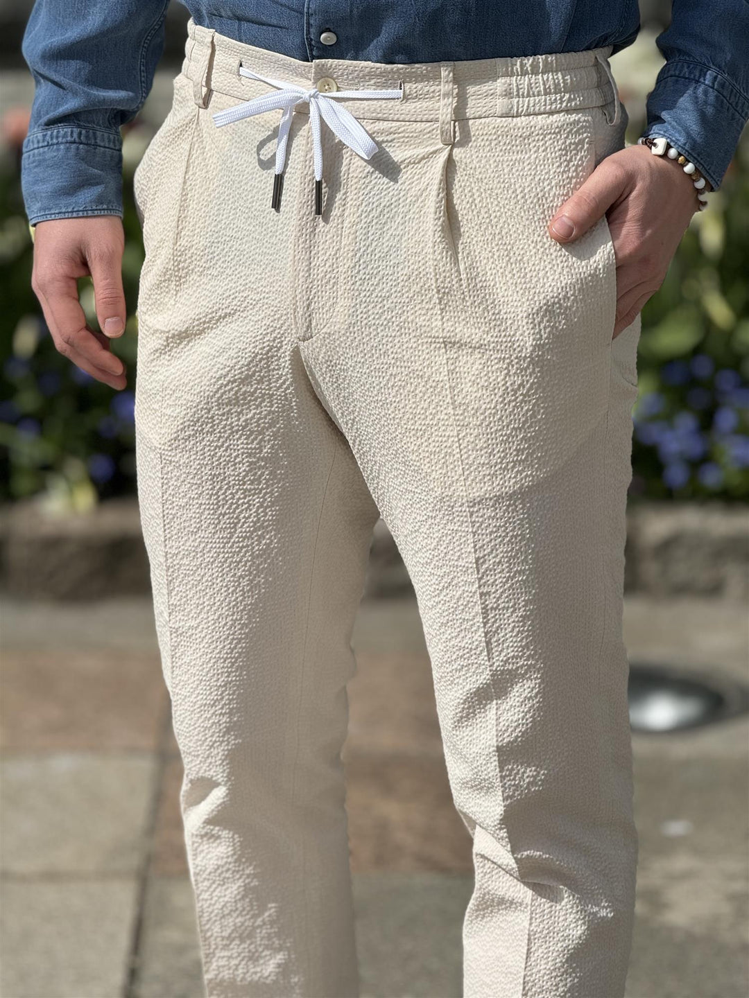 Newman Trouser Cream