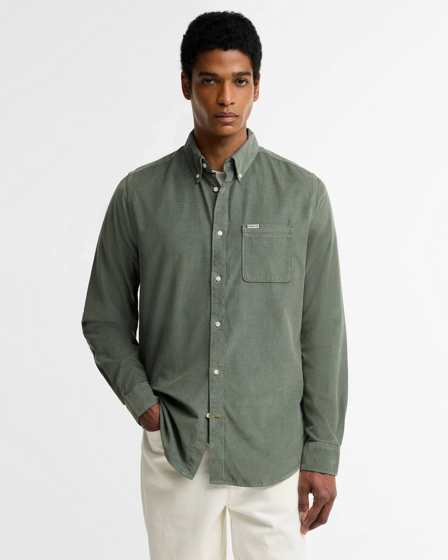 Ramsey Cord Shirt - Green