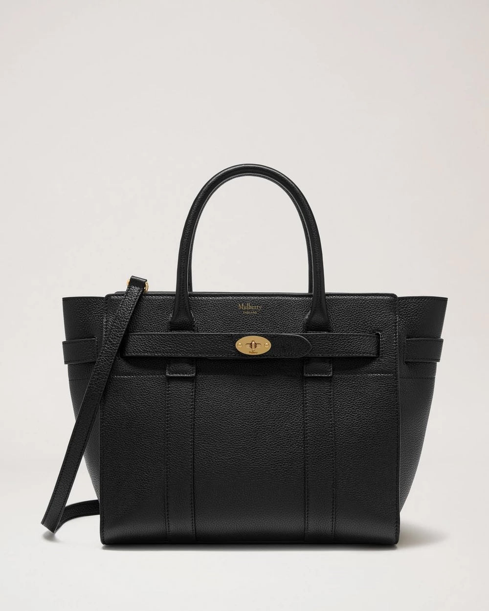 Small Zipped Bayswater Sml Classic Grain Black