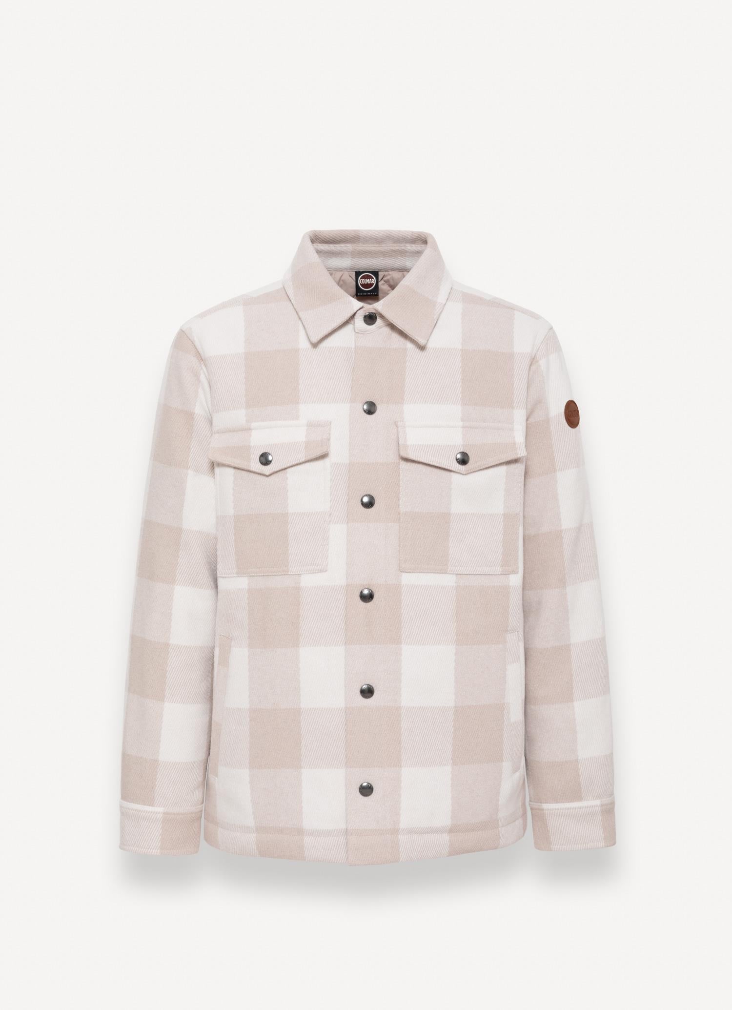 Padded Overshirt - Beige