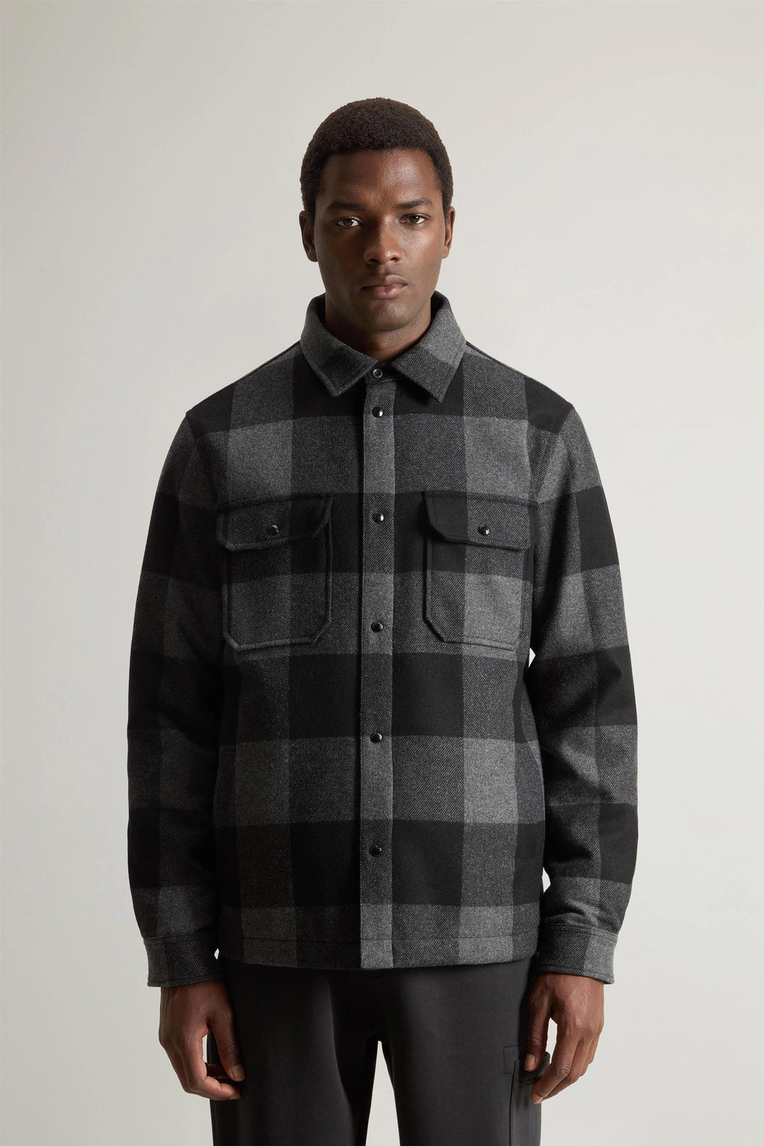 Alaskan Wool Check Overshirt - Ruter