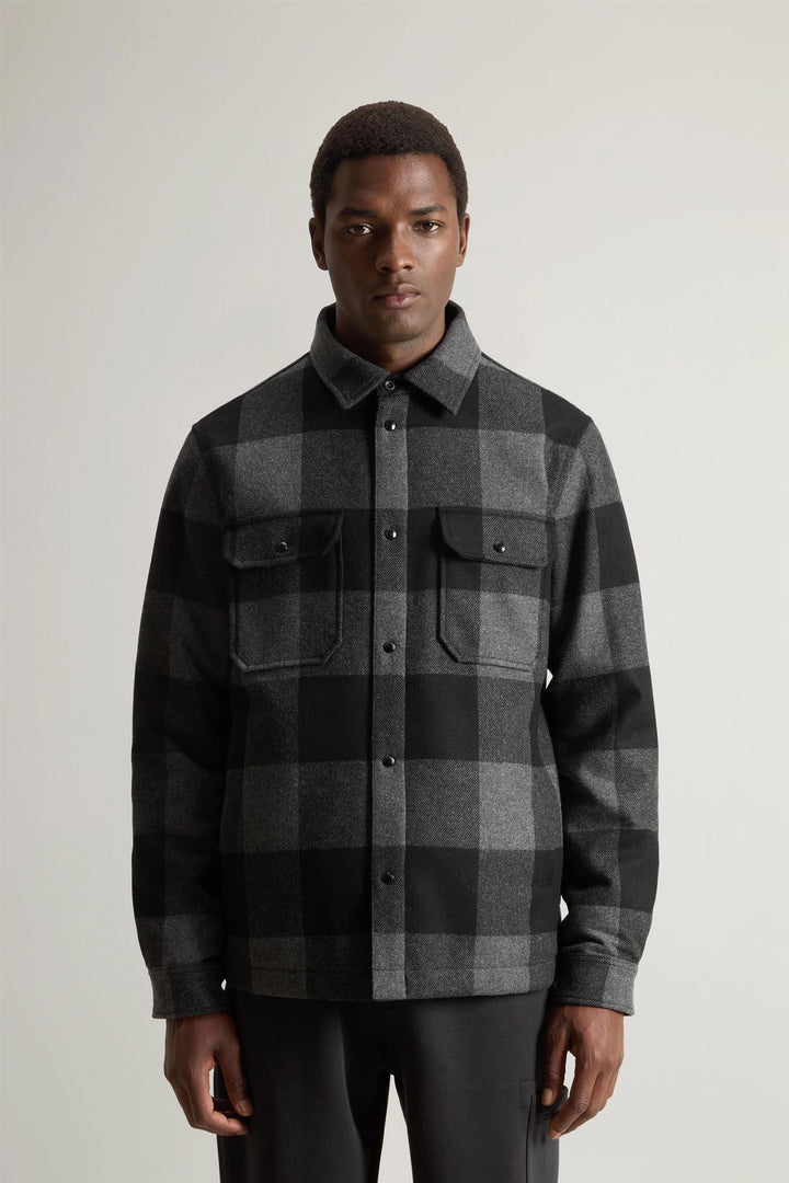 Alaskan Wool Check Overshirt - Ruter