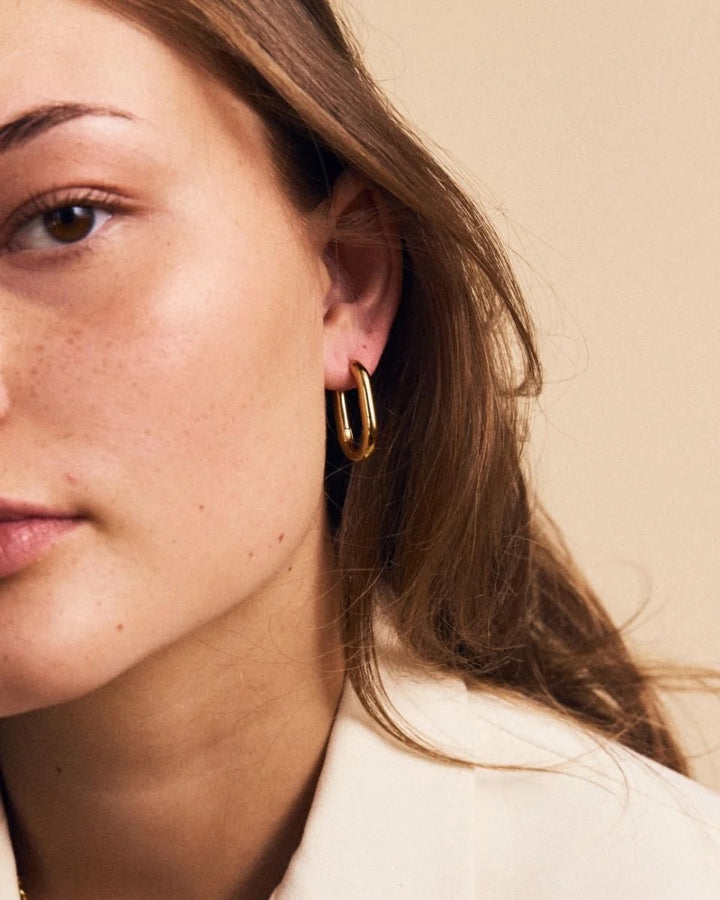 MODERNIST HOOPS S GOLD