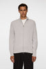 Alexis Full Zip Cardigan - Light Grey Melange