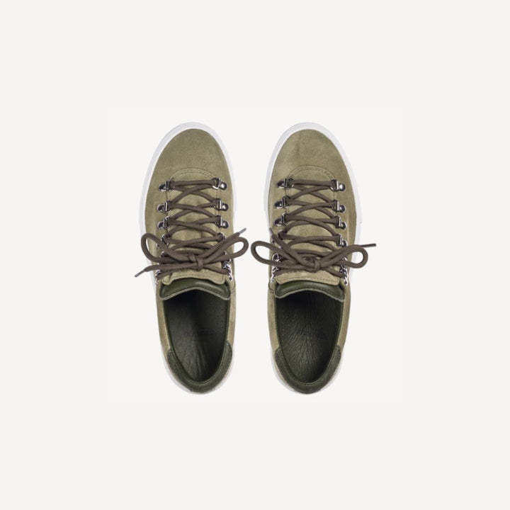 W Marostica Low Platform Suede Olive