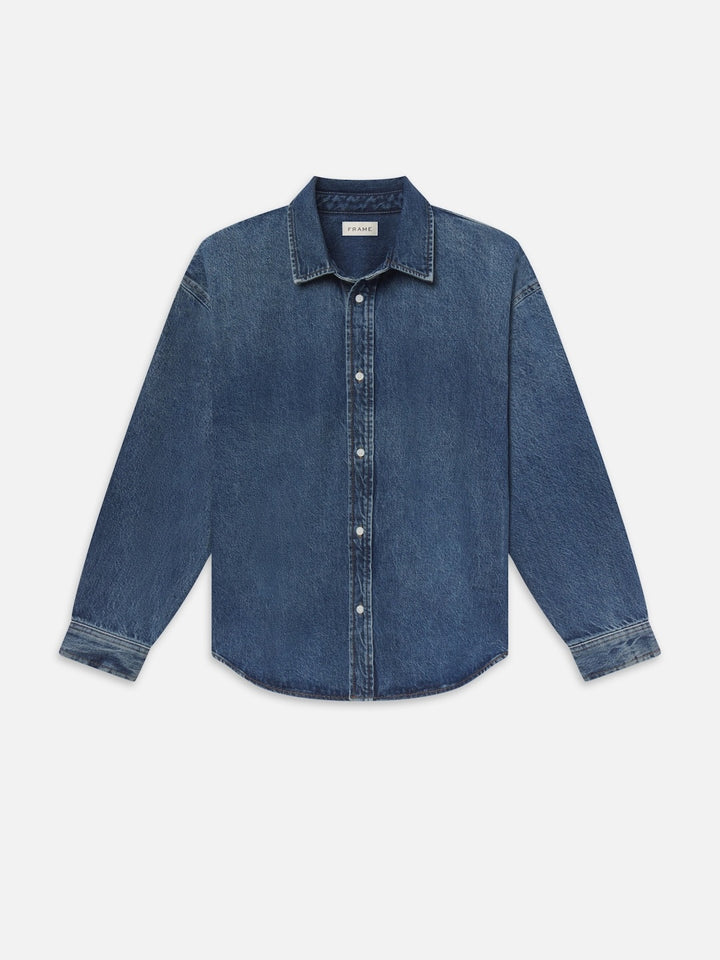 Relaxed Heavy Denim Shirt