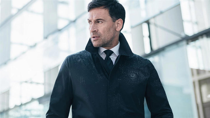 Sky Fall Coat - Black Storm