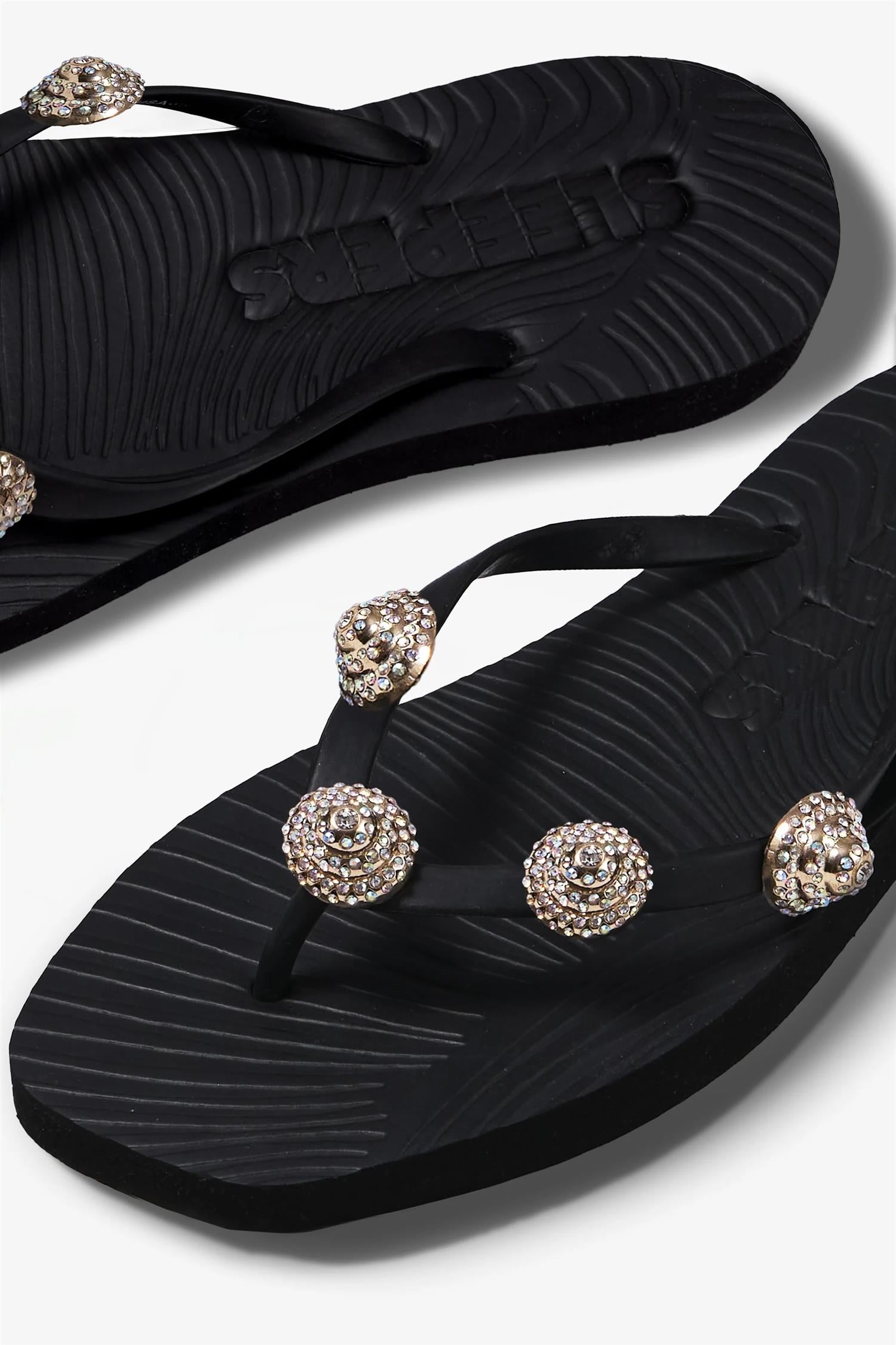 Pearl Octopuss.y x Sleepers Formentera Flip Flop Black