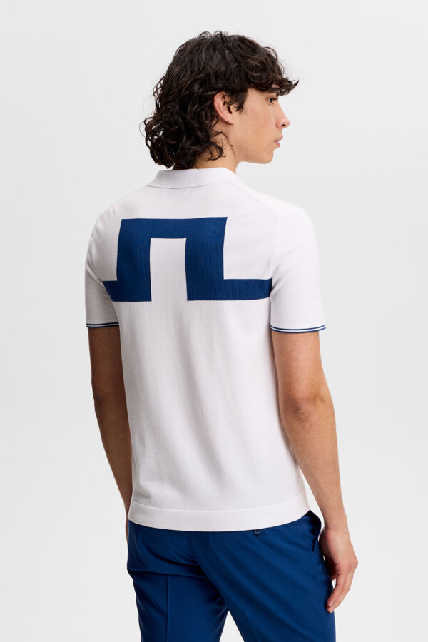 Matheo Knit Golf Polo - White