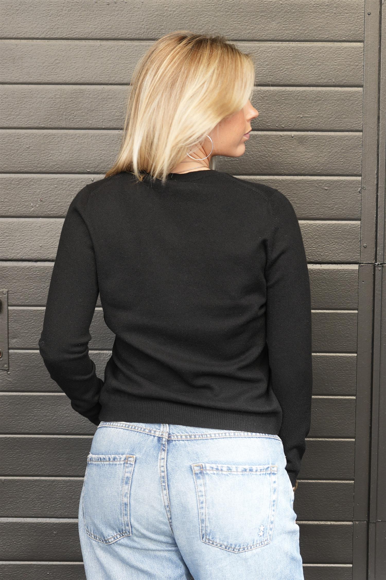 Cashmere Crew Neck Black