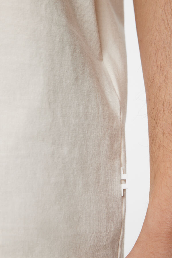 Sid Basic T-Shirt Beige