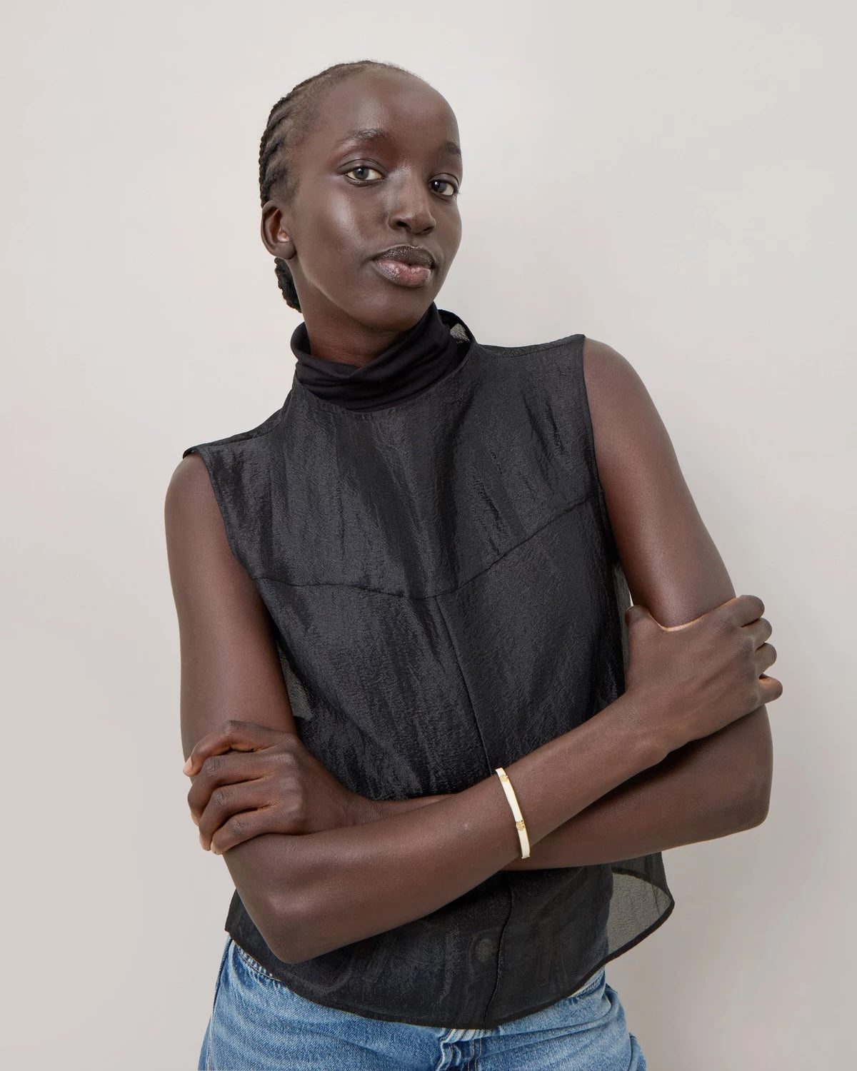 Tree Enamel Bracelet Eggshell Mixed Material