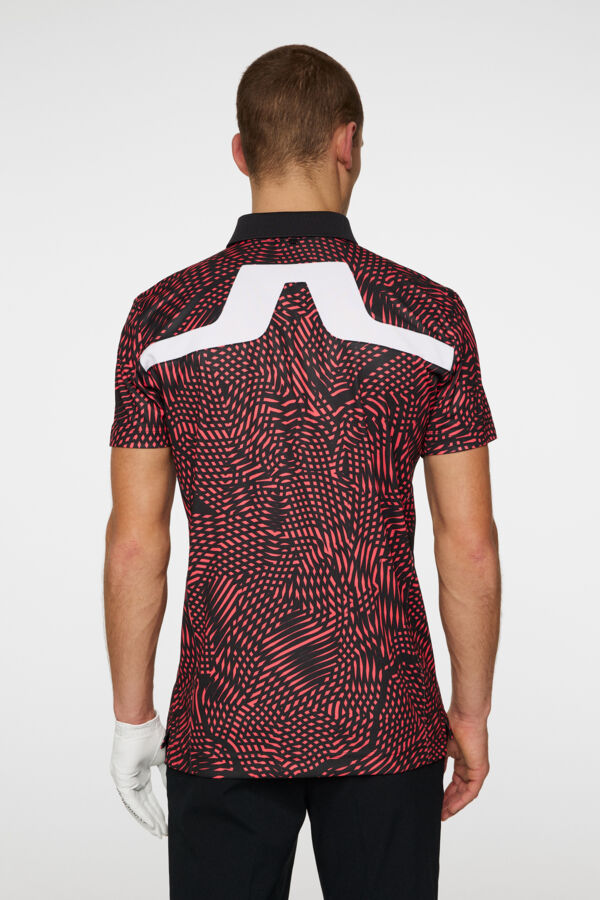 Tour Golf Polo - Red/Black