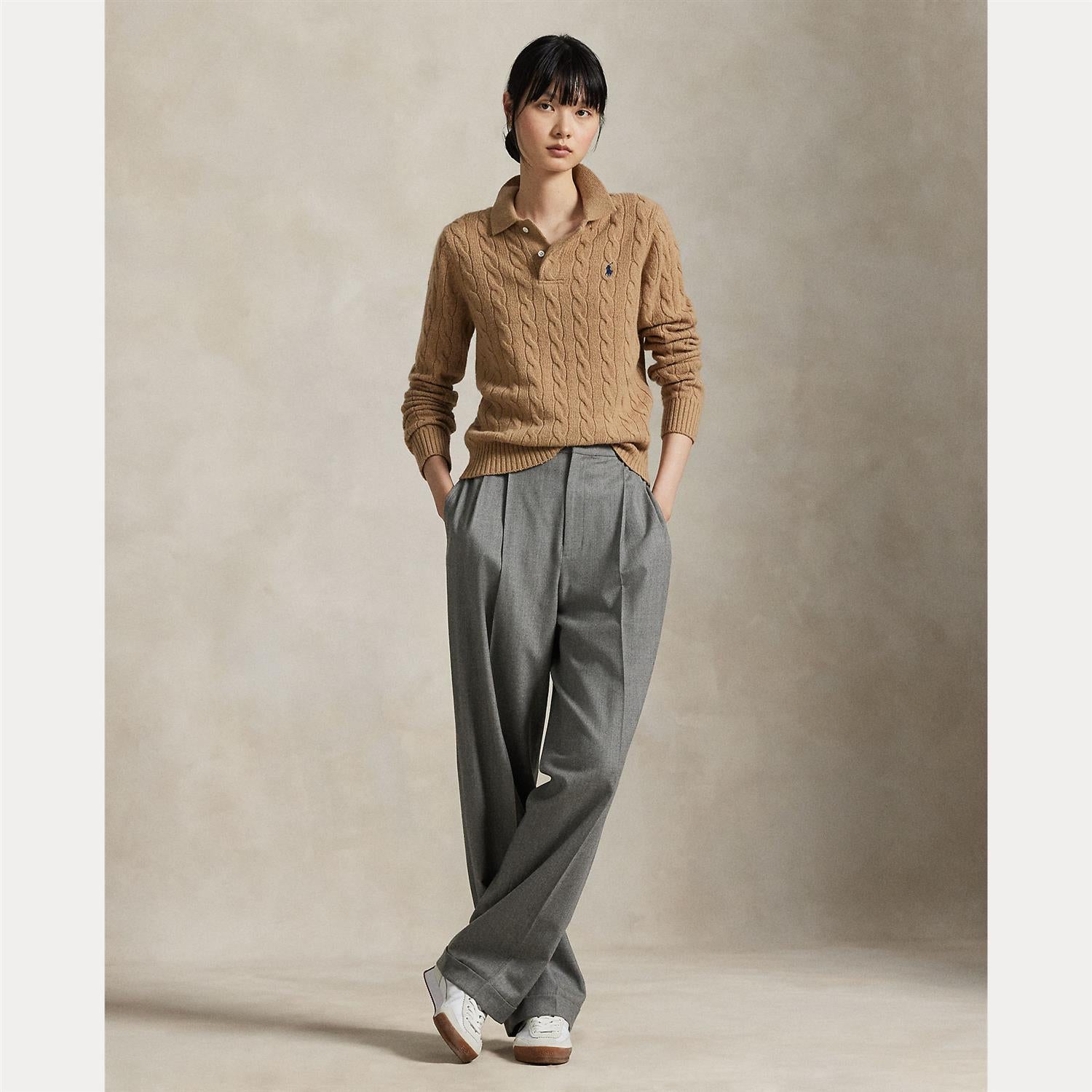 Sweater-Pullover Camel Melange