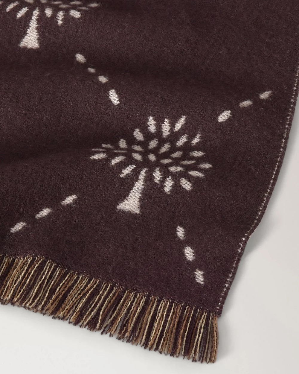 Diamond Tree Jacquard Scarf 47x190 cm